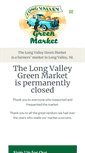 Mobile Screenshot of longvalleygreenmarket.com